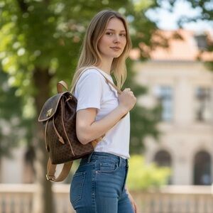 Celine Vintage 1990-2000 Macadam Backpack